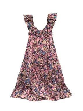 Hyacinth House pink and purple floral maxi dress